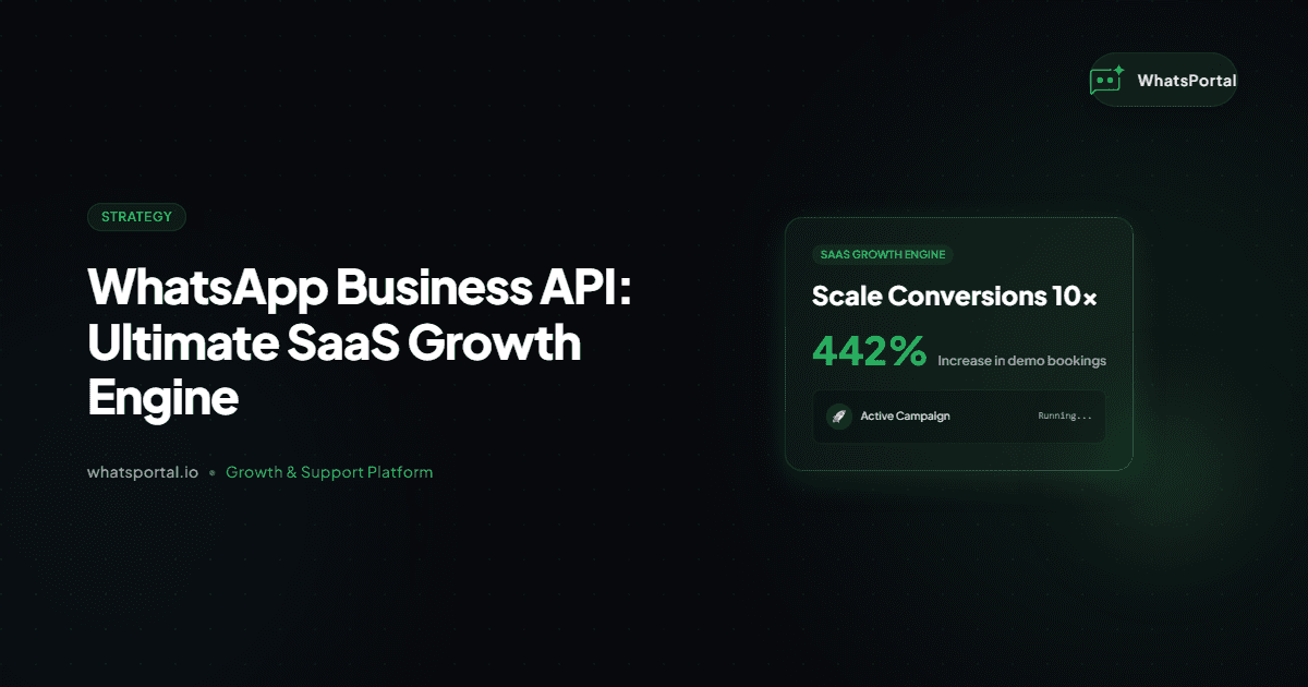 WhatsApp Business API: Ultimate SaaS Growth Engine